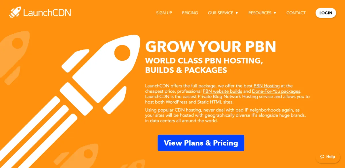 LaunchCDN best PBN hosting provider