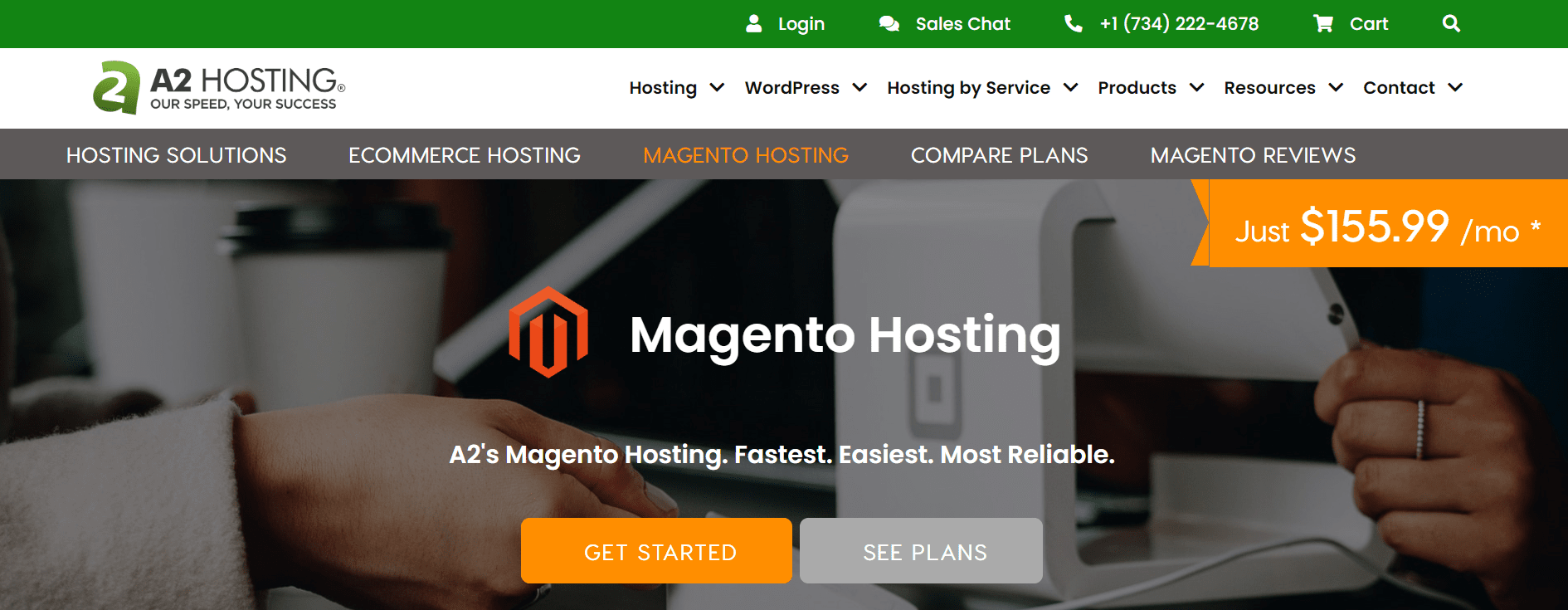 a2hosting fast magento hosting