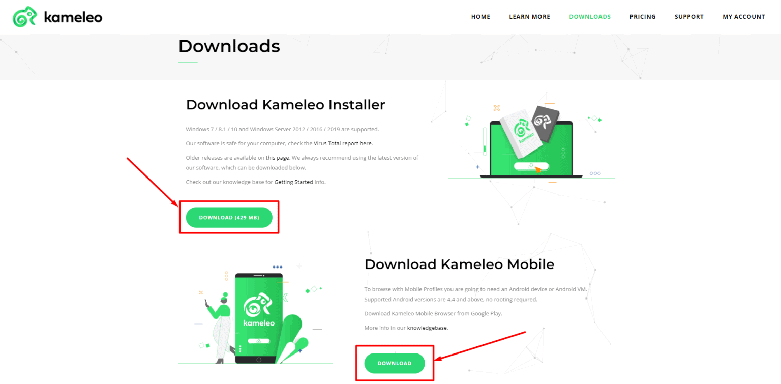 kameleo download application