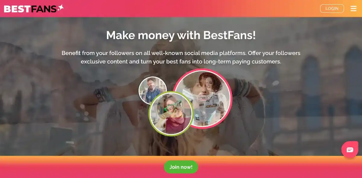 BestFans platform for making moneywebp