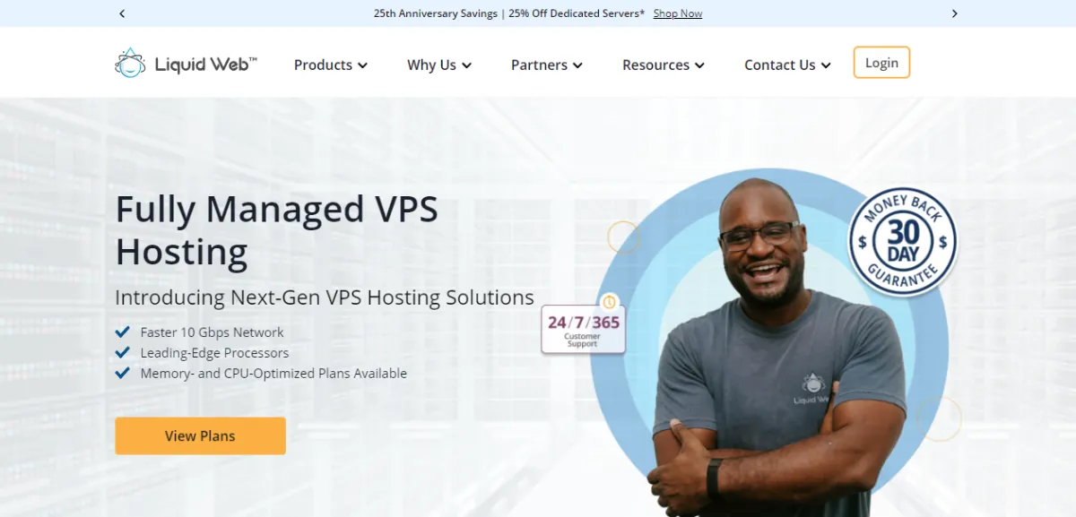 Liquidweb VPS Hosting Website