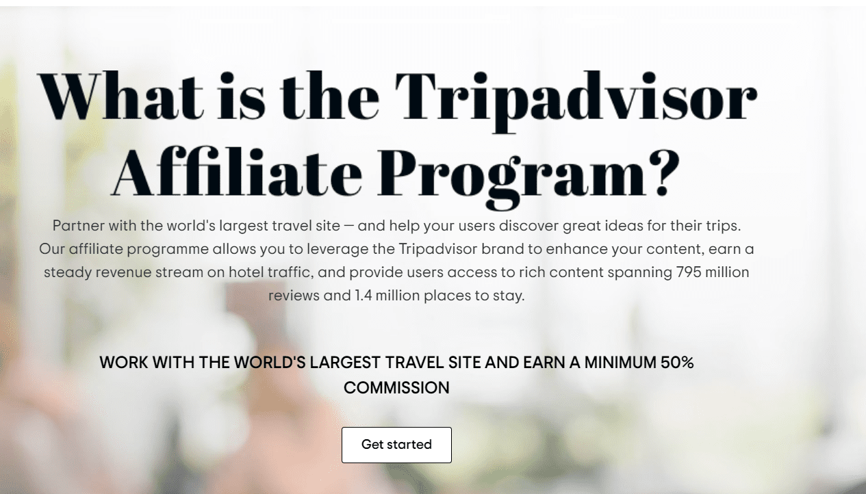 Best Travel Affiliate Programs - TripAdvisor Affiliate Program