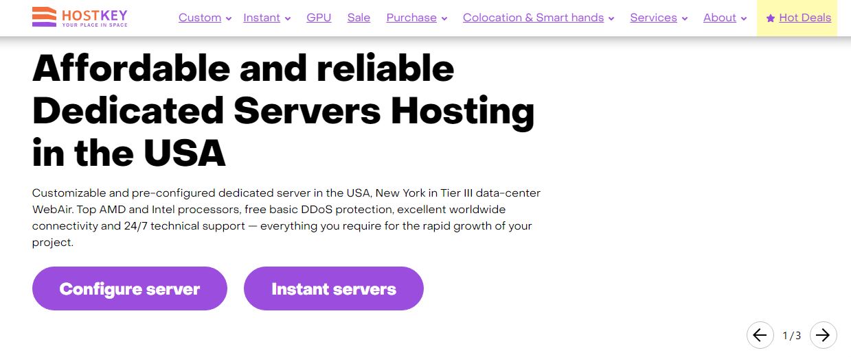 hostkey dedicated server