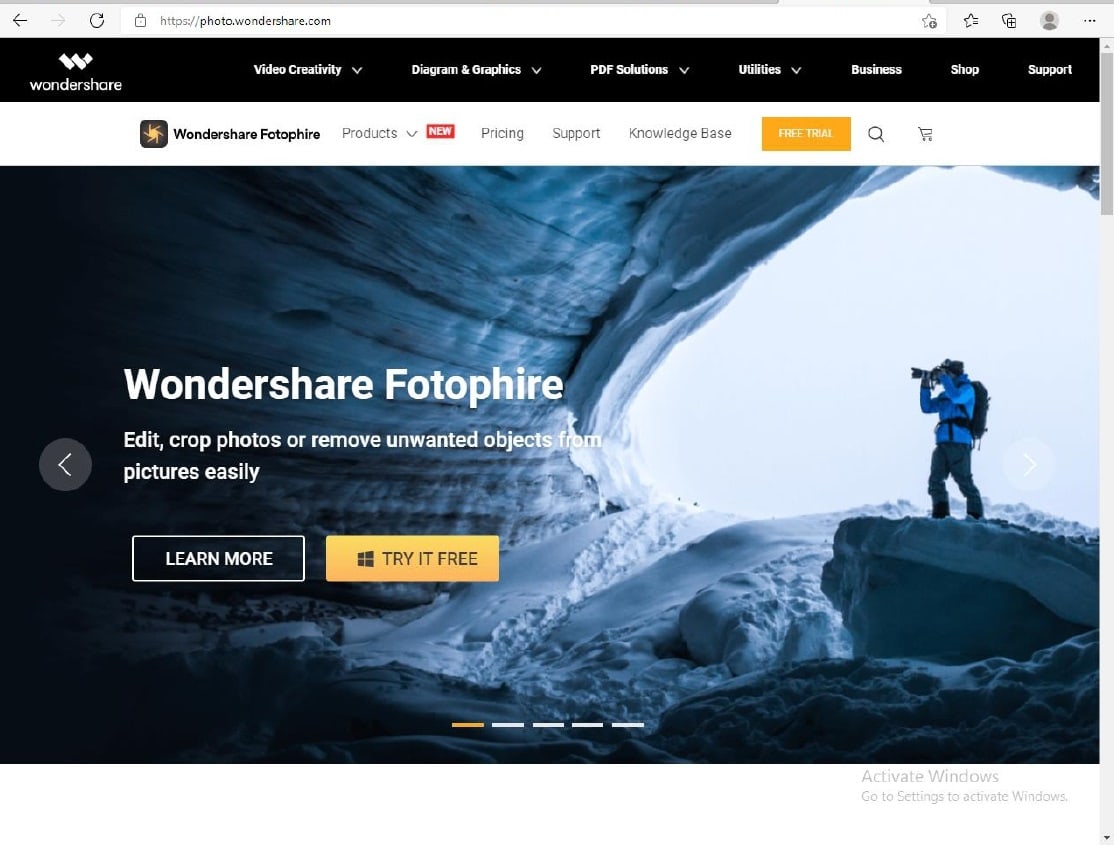 wondershare homepage